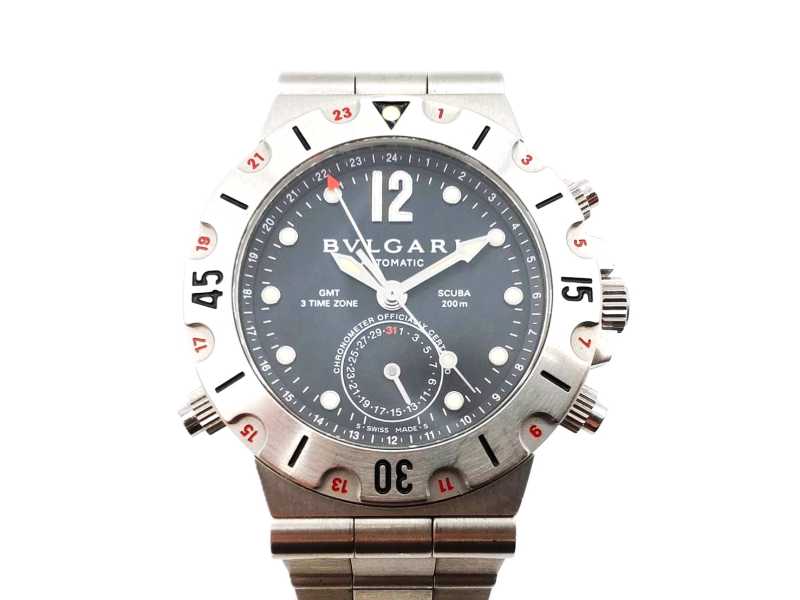 ブルガリ買取 ディアゴノ スクーバ GMT SD38SGMT